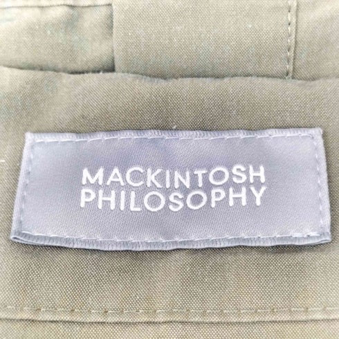 マッキントッシュフィロソフィー MACKINTOSH PHILOSOPHY オープンカラーシャツワンピース 玉虫 レディース JPN:2
