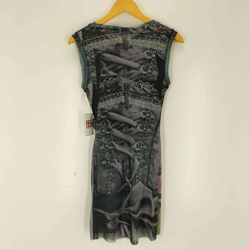 オットリンガー OTTOLINGER Mesh Corset Print Dress メッシュ コルセット プリント ミニドレス レディース S