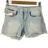 ヒルフィガーデニム HILFIGER DENIM スタースタッズ カラフルステッチ デニム ショートパンツ Y2K レディース 164
