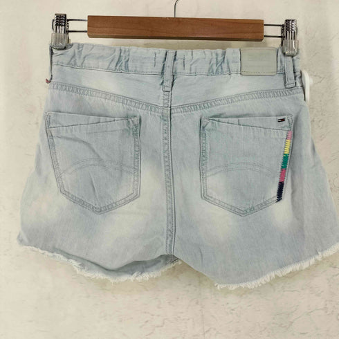 ヒルフィガーデニム HILFIGER DENIM スタースタッズ カラフルステッチ デニム ショートパンツ Y2K レディース 164