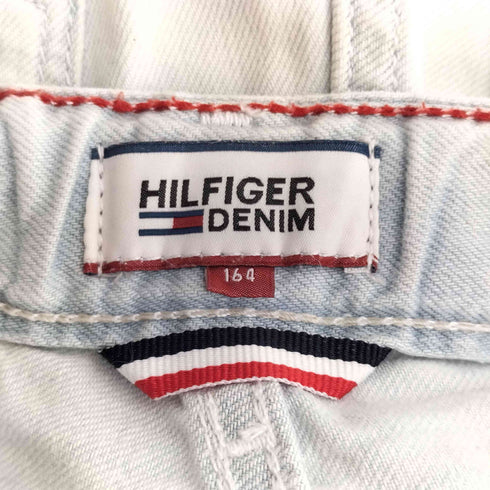 ヒルフィガーデニム HILFIGER DENIM スタースタッズ カラフルステッチ デニム ショートパンツ Y2K レディース 164