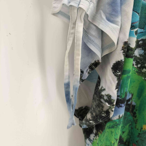 ツモリチサト TSUMORI CHISATO 総柄 アート グラフック プリント ノースリーブ ワンピース レディース 2