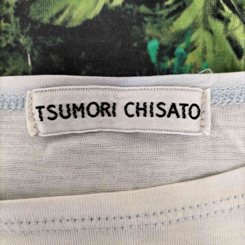 ツモリチサト TSUMORI CHISATO 総柄 アート グラフック プリント ノースリーブ ワンピース レディース 2