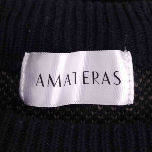 AMATERAS ロゴクルーネックニット レディース ML