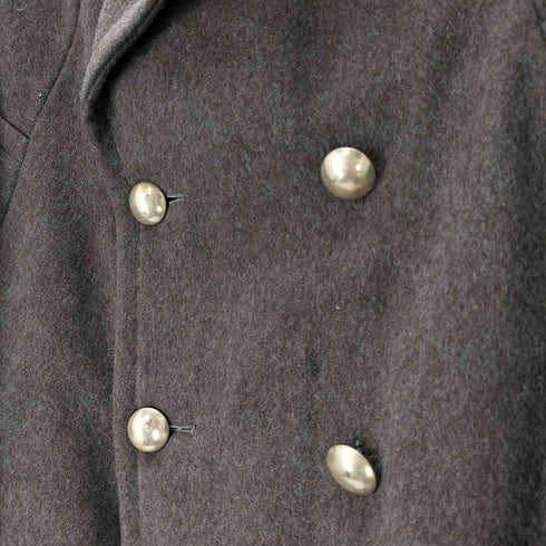 フレンチアーミー FRENCH ARMY 40-50S vintage フランス軍 AGOSTINI SICLOUD ウール ミリタリー ダブルブレスト チェスター ロング コート ヴィンテージ メンズ 42M