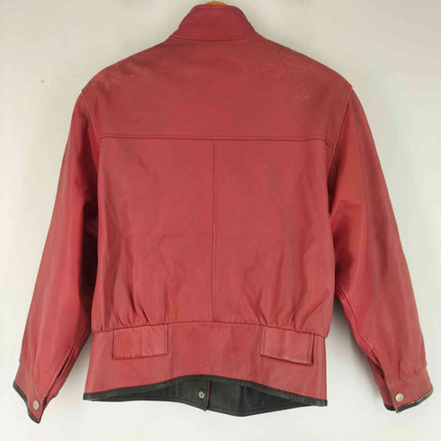 クレージュ courreges 日本製 レザーライダースジャケット レディース US:38
