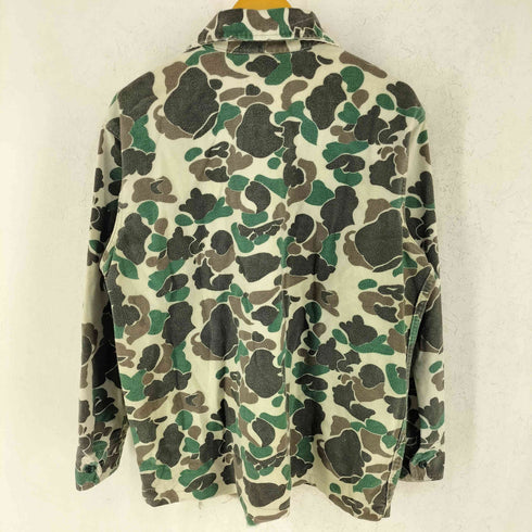 カベラス Cabela's 80s IDEALジップ ダックハンターカモ シャモア ジップアップ シャツジャケット メンズ