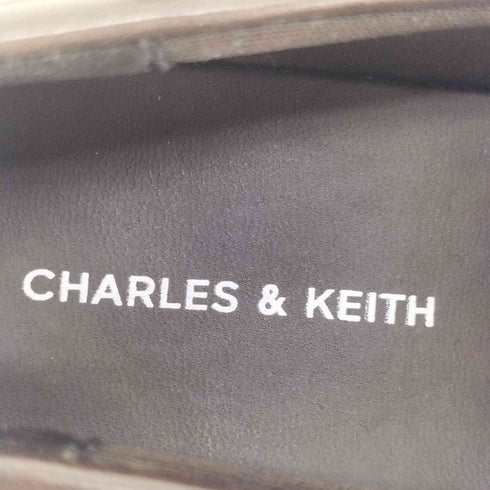 チャールズアンドキース CHARLES&KEITH Leoi レオイ プラットフォーム ペニーローファー レディース 24.5