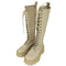 スライ SLY LACE UP KNEE レースアップ ニー ブーツ レディース L