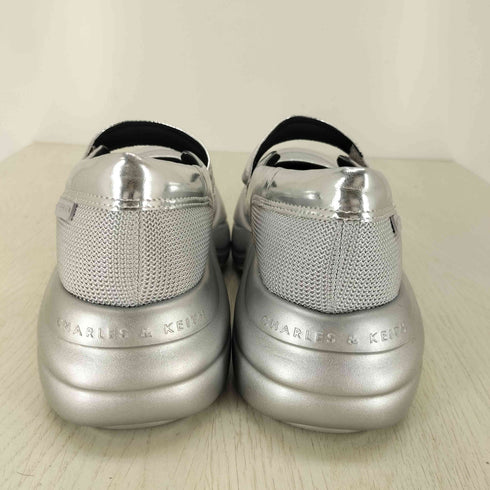 チャールズアンドキース CHARLES&KEITH メッシュ カーブプラットフォームメリージェーン レディース 24.5