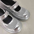 チャールズアンドキース CHARLES&KEITH メッシュ カーブプラットフォームメリージェーン レディース 24.5