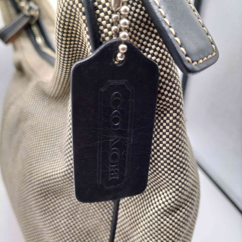 コーチ COACH ホーボー キャンバス ワンショルダーバッグ hobo canvas oneshoulderbag レディース