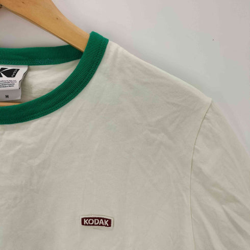 KODAK 背面 ロゴプリント リンガー Tシャツ レディース JPN:M