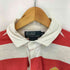ポロバイラルフローレン Polo by RALPH LAUREN 00s ビッグロゴワッペン 長袖 ボーダー ラガーシャツ メンズ import:XS