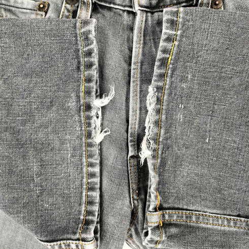 ディーゼル DIESEL 00s RAVIX ヴィンテージ加工 ボタンフライ セミフレア デニムパンツ メンズ 29