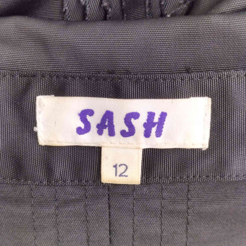 SASH プリーツデザイン テーラードジャケット レディース