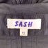 SASH プリーツデザイン テーラードジャケット レディース