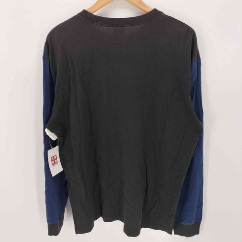 アンリアレイジ ANREALAGE LONG SLEEVE T-SHIRT ロゴ刺繍 クレイジーパターン 長袖 Tシャツ メンズ JPN:L