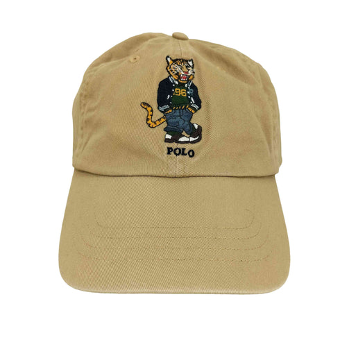 ポロラルフローレン POLO RALPH LAUREN フロントタイガーロゴ刺繍 チノボールキャップ メンズ ONE SIZE