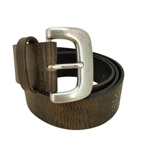 ザラ ZARA LEATHER STUDDED BELT レディース