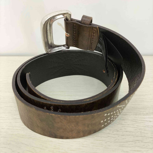 ザラ ZARA LEATHER STUDDED BELT レディース