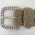 AFB FUR BELT メンズ M