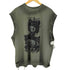supermade USED加工 プリント タンクトップ メンズ import:XL