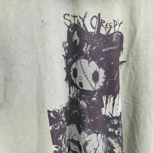supermade USED加工 プリント タンクトップ メンズ import:XL