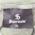 supermade USED加工 プリント タンクトップ メンズ import:XL