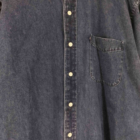 ポロジーンズ RL POLO JEANS CO. デニム ロングスリーブ BDシャツ メンズ import:M