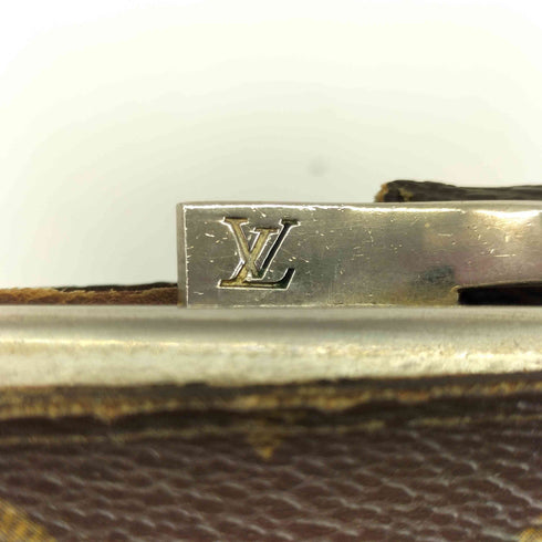 ルイヴィトン LOUIS VUITTON ヴィエノワ モノグラム がま口付き 二つ折り財布 レディース