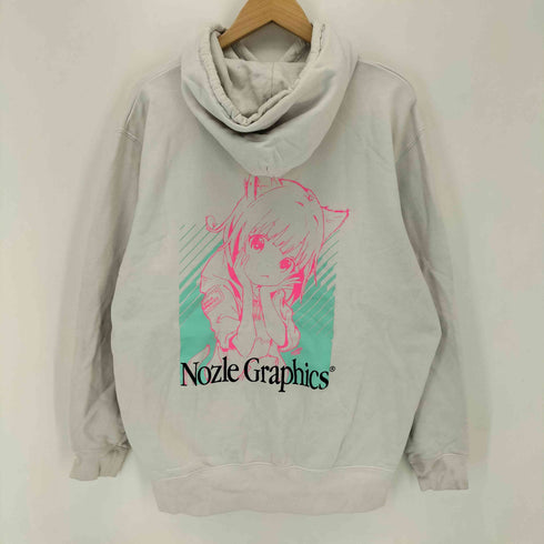 Nozlegraphics ノズルグラフィックス キャラクタープリントプルオーバーパーカー メンズ JPN:XL