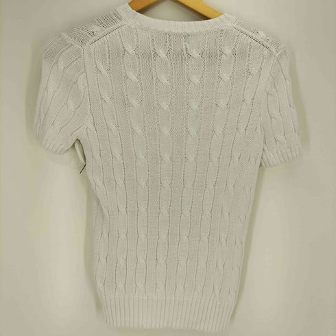 ポロラルフローレン POLO RALPH LAUREN PIMA COTTON ポニー刺繍 ケーブルニット レディース import:M