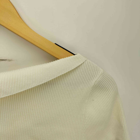 スナイデル snidel 25SS Sustainaアシメリブニットプルオーバー レディース ONE SIZE