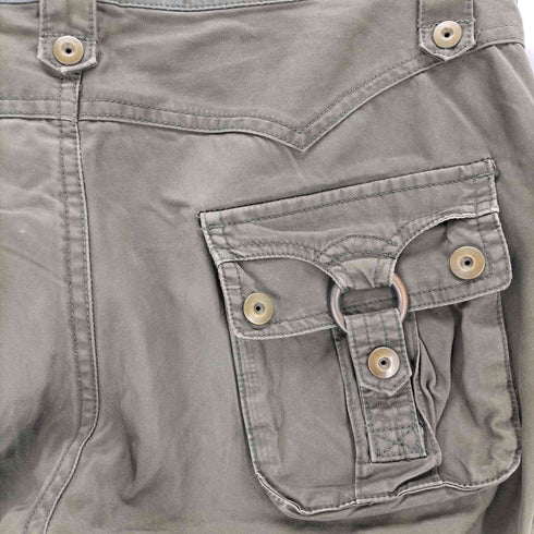 ミッシェルクランオム MICHEL KLEIN HOMME ガスマスクポケット フレア カーゴパンツ Y2K グランジ archive メンズ 46