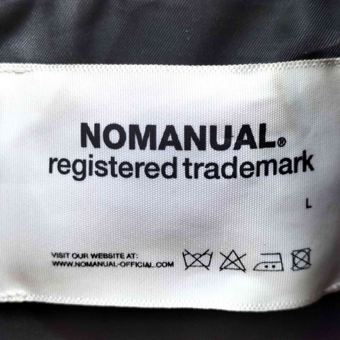 ノーマニュアル NOMANUAL S.L MA-1 BLACK メンズ import:L
