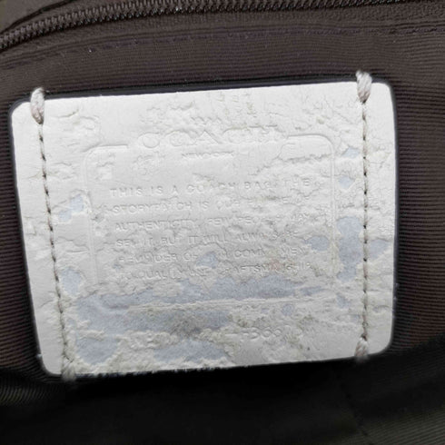 コーチ COACH 2WAY レザー ハンドバッグ ショルダーバッグ leather handbag shoulderbag レディース