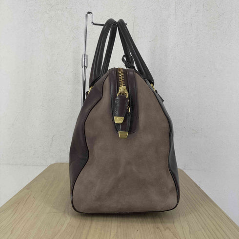 コーチ COACH レザー スエード タッセルチャーム ボストンバッグ leather suede bostonbag レディース