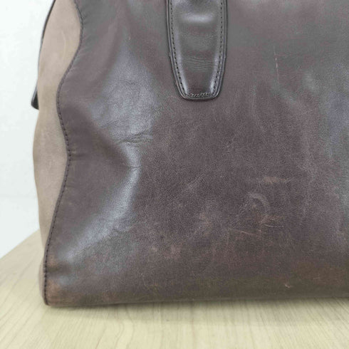 コーチ COACH レザー スエード タッセルチャーム ボストンバッグ leather suede bostonbag レディース