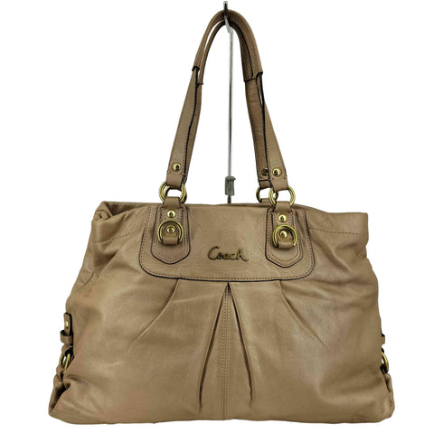 コーチ COACH アシュレイ レザー トートバッグ ashley leather totebag レディース