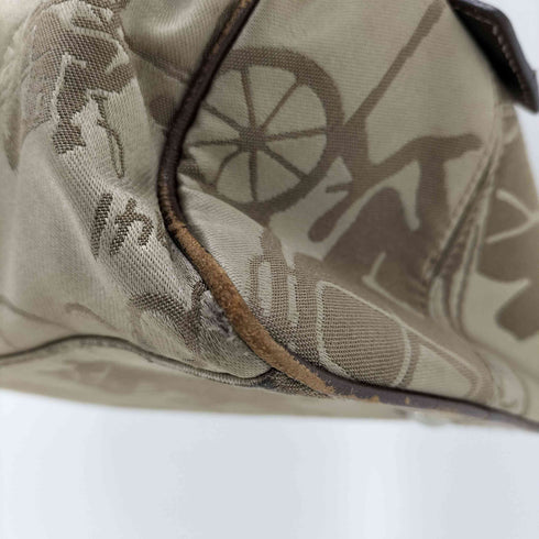 コーチ COACH 馬車柄 キャンバス ハンドバッグ canvas handbag レディース
