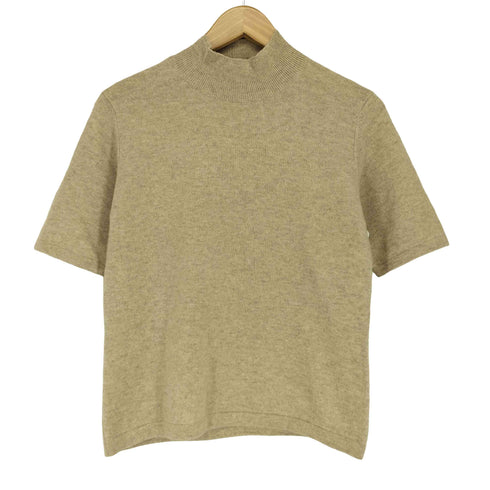 カシミヤ100 S/S モックネックニット レディース JPN:M