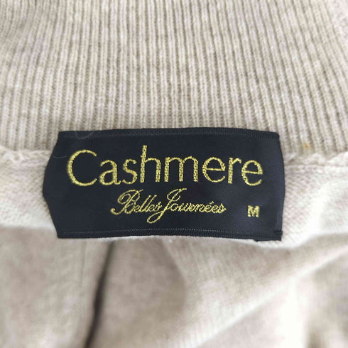 カシミヤ100 S/S モックネックニット レディース JPN:M