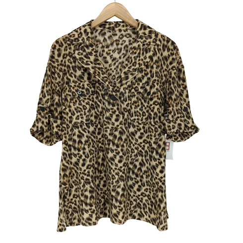 have a nice trip ヒョウ柄 S/S シャツ レディース JPN:M