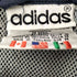 アディダス adidas 90s 万国旗タグ ロゴ刺繍 ナイロン トレフォイルロゴ サイドライン ジャージ セットアップ メンズ M