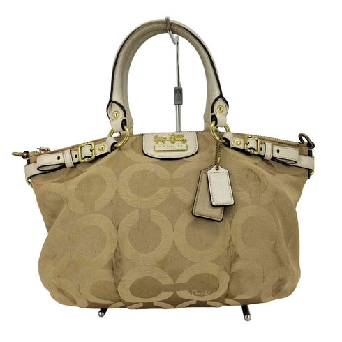コーチ COACH シグネチャー オプアート ハンドバッグ signature opart handbag レディース