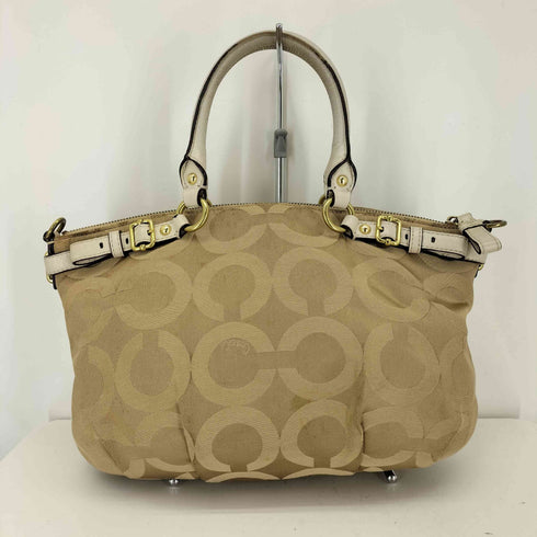 コーチ COACH シグネチャー オプアート ハンドバッグ signature opart handbag レディース