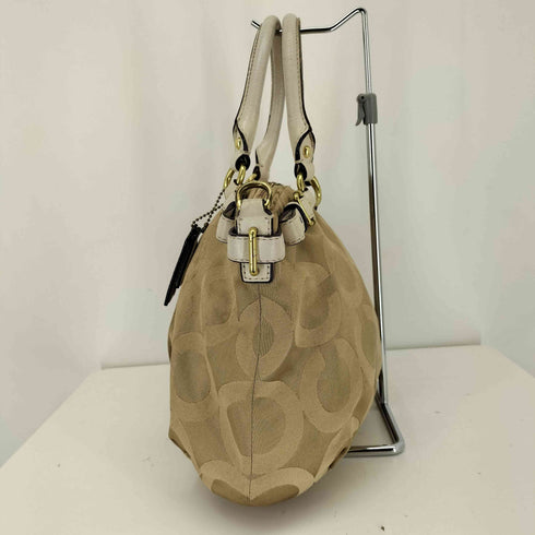 コーチ COACH シグネチャー オプアート ハンドバッグ signature opart handbag レディース