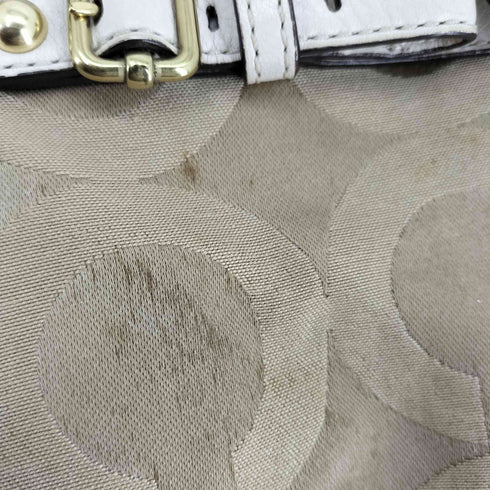 コーチ COACH シグネチャー オプアート ハンドバッグ signature opart handbag レディース