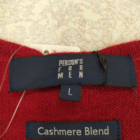 洋服の青山 Cashmere カシミヤ混 ニットベスト メンズ JPN:L